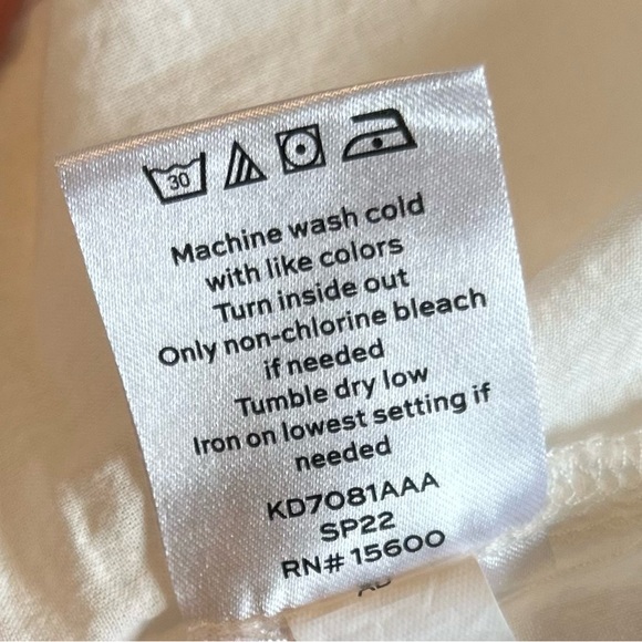 Draper James White Maxi Dress Medium W/ Ruffles & Floral Details Sleeveless - Picture 3 of 6